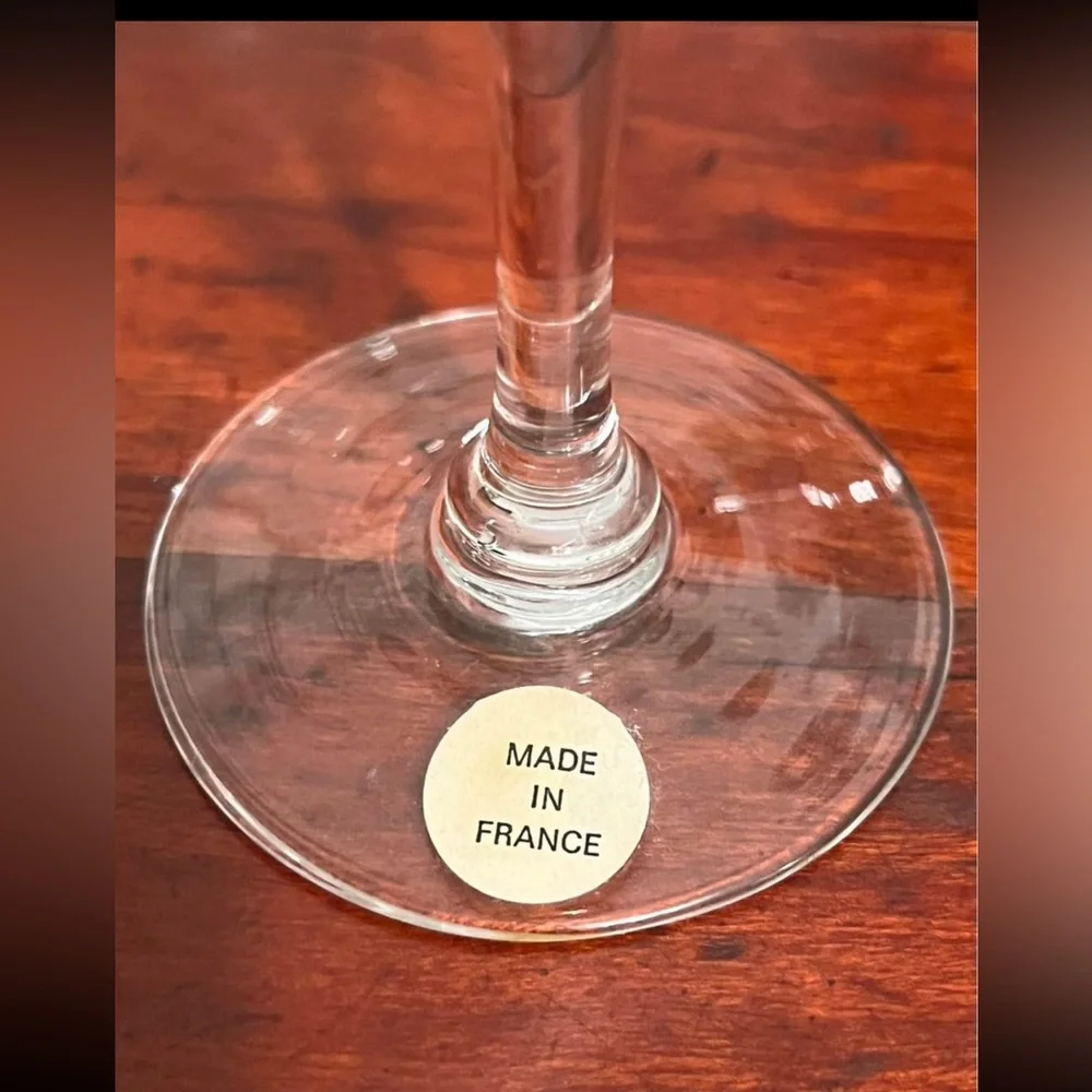 Vintage Perrier Jouet Champagne Flutes, Hand Painted, Set of 3